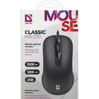 Мышь Defender Classic MB-230 (4 кнопки) - Превью изображения №4 — Интернет-магазин Nexton