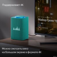 Умная колонка Яндекс Станция Макс (с хабом умного дома Zigbee, бирюзовый) - Превью изображения №5 — Интернет-магазин Nexton
