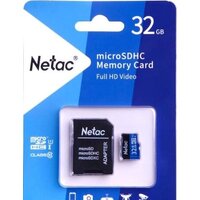 Карта памяти Netac P500 Standard 32GB NT02P500STN-032G-R + адаптер - Превью изображения №2 — Интернет-магазин Nexton