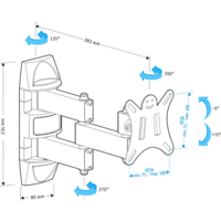 Кронштейн для телевизора Holder LCDS-5039 - Превью изображения №4 — Интернет-магазин Nexton