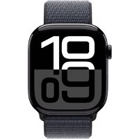 Умные часы Apple Watch Series 10 46 мм (алюминиевый корпус, черный/темно-серый, нейлоновый ремешок) - Превью изображения №2 — Интернет-магазин Nexton