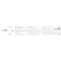 Удлинитель Xiaomi Mi Power Strip 20W 2C1A XMCXB01EU (USB Type-A + 2 USB Type-C, белый, международная версия) - Превью изображения №3 — Интернет-магазин Nexton