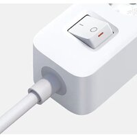 Удлинитель Xiaomi Mi Power Strip 20W 2C1A XMCXB01EU (USB Type-A + 2 USB Type-C, белый, международная версия) - Превью изображения №6 — Интернет-магазин Nexton