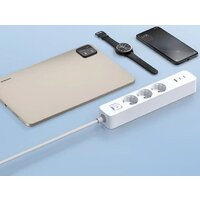 Удлинитель Xiaomi Mi Power Strip 20W 2C1A XMCXB01EU (USB Type-A + 2 USB Type-C, белый, международная версия) - Превью изображения №8 — Интернет-магазин Nexton