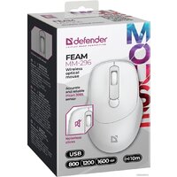 Мышь Defender Feam MM-296 (белый) - Превью изображения №3 — Интернет-магазин Nexton