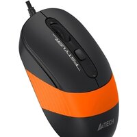 Мышь A4Tech Fstyler FM10 (черный/оранжевый) - Превью изображения №4 — Интернет-магазин Nexton
