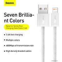 Кабель Baseus Dynamic Series Fast Charging Data Cable USB to iP CALD000402 - Превью изображения №10 — Интернет-магазин Nexton