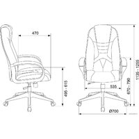 Игровое (геймерское) кресло Zombie Viking-8 (экокожа черный/красный) - Превью изображения №5 — Интернет-магазин Nexton