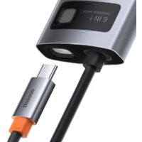 Док-станция Baseus Metal Gleam Series 6-in-1 Multifunctional USB Type C CAHUB-CW0G - Превью изображения №6 — Интернет-магазин Nexton