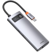 Док-станция Baseus Metal Gleam Series 6-in-1 Multifunctional USB Type C CAHUB-CW0G - Превью изображения №3 — Интернет-магазин Nexton