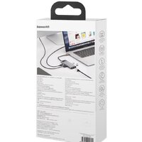 Док-станция Baseus Metal Gleam Series 6-in-1 Multifunctional USB Type C CAHUB-CW0G - Превью изображения №8 — Интернет-магазин Nexton