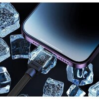 Кабель Baseus CoolPlay Series USB Type-C - Lightning (1 м, черный) - Превью изображения №6 — Интернет-магазин Nexton