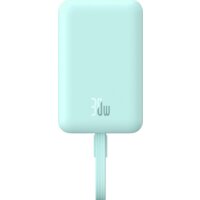 Внешний аккумулятор Baseus Magnetic Fast Charge Power Bank Type-C Edition 30W 10000mAh (мятный) - Превью изображения №2 — Интернет-магазин Nexton