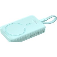 Внешний аккумулятор Baseus Magnetic Fast Charge Power Bank Type-C Edition 30W 10000mAh (мятный) - Превью изображения №4 — Интернет-магазин Nexton