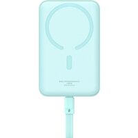 Внешний аккумулятор Baseus Magnetic Fast Charge Power Bank Type-C Edition 30W 10000mAh (мятный) - Превью изображения №3 — Интернет-магазин Nexton