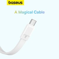 Внешний аккумулятор Baseus Magnetic Fast Charge Power Bank Type-C Edition 30W 10000mAh (белый) - Превью изображения №15 — Интернет-магазин Nexton