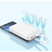 Внешний аккумулятор Baseus Magnetic Fast Charge Power Bank Type-C Edition 30W 10000mAh (белый) - Превью изображения №10 — Интернет-магазин Nexton