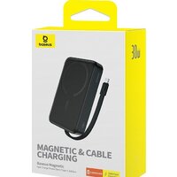 Внешний аккумулятор Baseus Magnetic Fast Charge Power Bank Type-C Edition 30W 10000mAh (черный) - Превью изображения №7 — Интернет-магазин Nexton
