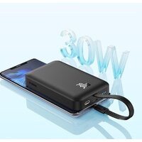 Внешний аккумулятор Baseus Magnetic Fast Charge Power Bank Type-C Edition 30W 10000mAh (черный) - Превью изображения №10 — Интернет-магазин Nexton