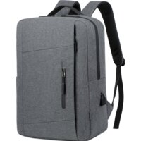 Городской рюкзак Miru Skinny 15.6 MBP-1050 (серый) - Превью изображения №2 — Интернет-магазин Nexton