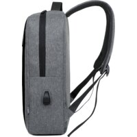 Городской рюкзак Miru Skinny 15.6 MBP-1050 (серый) - Превью изображения №3 — Интернет-магазин Nexton