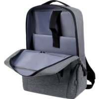 Городской рюкзак Miru Skinny 15.6 MBP-1050 (серый) - Превью изображения №6 — Интернет-магазин Nexton