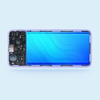 Внешний аккумулятор Baseus Airpow Fast Charge Power Bank 20W 10000mAh (сиреневый) - Превью изображения №8 — Интернет-магазин Nexton