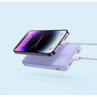 Внешний аккумулятор Baseus Airpow Fast Charge Power Bank 20W 10000mAh (сиреневый) - Превью изображения №9 — Интернет-магазин Nexton
