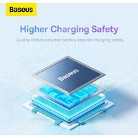 Внешний аккумулятор Baseus Airpow Fast Charge Power Bank 20W 10000mAh (сиреневый) - Превью изображения №17 — Интернет-магазин Nexton