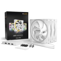 Комплект вентиляторов для корпуса с контроллером be quiet! Light Wings White 140mm PWM Triple-Pack BL102 - Превью изображения №6 — Интернет-магазин Nexton