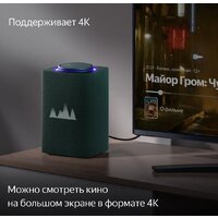 Умная колонка Яндекс Станция Макс (с хабом умного дома Zigbee, зеленый) - Превью изображения №5 — Интернет-магазин Nexton