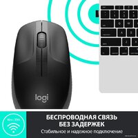 Мышь Logitech M190 (черный/темно-серый) - Превью изображения №3 — Интернет-магазин Nexton