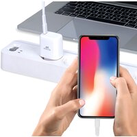 Сетевое зарядное Rivacase PS4191 W00 (белый) - Превью изображения №4 — Интернет-магазин Nexton