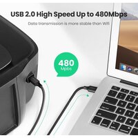 Кабель Ugreen US135 USB Type-A - USB Type-B (1 м, черный) - Превью изображения №4 — Интернет-магазин Nexton