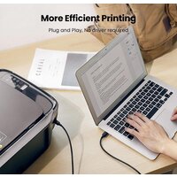 Кабель Ugreen US135 USB Type-A - USB Type-B (1 м, черный) - Превью изображения №3 — Интернет-магазин Nexton