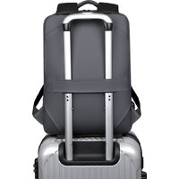 Городской рюкзак Miru Emotion 15.6 (серый) - Превью изображения №10 — Интернет-магазин Nexton