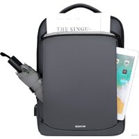 Городской рюкзак Miru Emotion 15.6 (серый) - Превью изображения №7 — Интернет-магазин Nexton