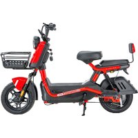 Электроскутер ZeuS Aurora (красный) - Превью изображения №4 — Интернет-магазин Nexton