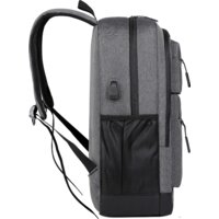 Городской рюкзак Miru Sallerus 15.6 (серый) - Превью изображения №3 — Интернет-магазин Nexton