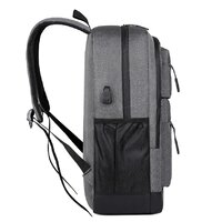 Городской рюкзак Miru Sallerus 15.6 (серый) - Превью изображения №13 — Интернет-магазин Nexton