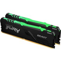 Kingston FURY Beast RGB 2x32ГБ DDR4 3200 МГц KF432C16BB2AK2/64