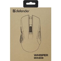 Игровая мышь Defender Whisper GM-209 (черный) - Превью изображения №8 — Интернет-магазин Nexton