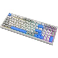 Клавиатура Ritmix RKB-598BL (серый/белый) - Превью изображения №2 — Интернет-магазин Nexton