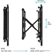 Кронштейн для информационной панели Onkron PRO7M (черный) - Превью изображения №4 — Интернет-магазин Nexton