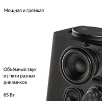 Умная колонка Яндекс Станция Макс (с хабом умного дома Zigbee, графит) - Превью изображения №4 — Интернет-магазин Nexton