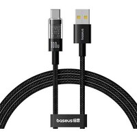 Baseus Gem Fast-Charging Data Cable USB Type-A - USB Type-C (1 м, черный)