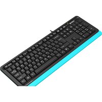 Клавиатура A4Tech Fstyler FKS10 (черный/синий) - Превью изображения №4 — Интернет-магазин Nexton