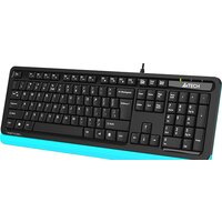 Клавиатура A4Tech Fstyler FKS10 (черный/синий) - Превью изображения №2 — Интернет-магазин Nexton