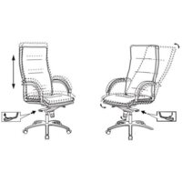 Офисное кресло Бюрократ T-9927SL (черный) - Превью изображения №6 — Интернет-магазин Nexton