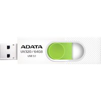 ADATA UV320 64GB (белый/зеленый)
